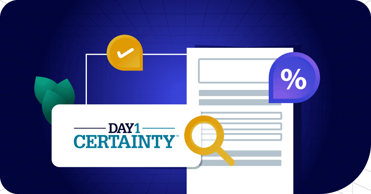 Guide to getting Day 1 certainty for mortgage lenders.